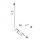 Gedy Colorado uchwyt na papier z klapką