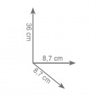 Gedy Colorado szczotka WC stojąca