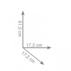 Gedy Hotel koszyczek narożny - potrójny