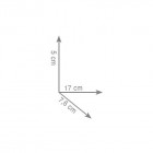 Gedy Eros uchwyt na papier wiszący