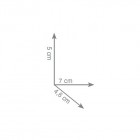 Gedy Eros wieszak punktowy wiszący