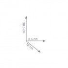 Gedy Eros szczotka WC wisząca