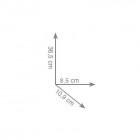 Gedy Pirenei szczotka WC wisząca