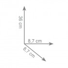 Gedy Kansas szczotka WC stojąca