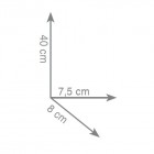 Gedy Edera szczotka WC wisząca