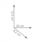 Gedy Glamour wieszak na ręcznik ring