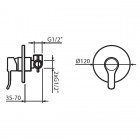Vedo Cento kompletny zestaw prysznicowy VBC1222/20