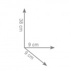 Gedy Eros szczotka WC stojąca 2333
