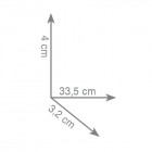 Gedy Glamour wieszak na ręcznik dwuramienny 5723