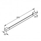 Kludi E2 wieszak na ręcznik 65 cm
