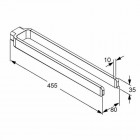 Kludi E2 wieszak na ręcznik 300/455 mm