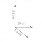 Gedy Pirenei wieszak na ręcznik 3 długości wiszący