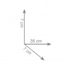 Gedy Febo wieszak na ręcznik wiszący