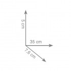 Gedy Eros wieszak na ręcznik 3 długości wiszący