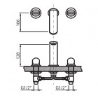 Vedo Cento bateria umywalkowa VBC1009