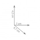 Gedy New Jersey wieszak punktowy