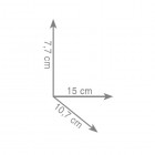 Gedy Kent uchwyt na papier z klapką