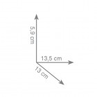 Gedy Edera mydelniczka wisząca