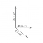 Gedy Bridge wieszak na ręczniki wiszący 7630