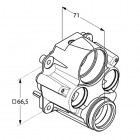 Kludi adapter do zamienionych przyłączy wody FLEXX.BOXX 88011 740010000