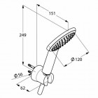 Kludi Freshline zestaw wannowo-natryskowy 1S