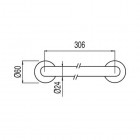 Tres Max Tres uchwyt wannowy