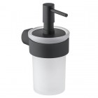 Gedy Pirenei dozownik na mydło wiszący czarny