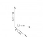 Gedy Pirenei dozownik na mydło wiszący czarny