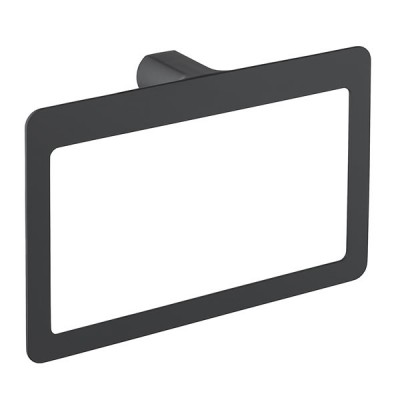 Gedy Pirenei wieszak na ręcznik ring czarny