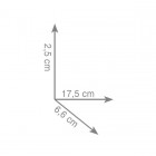 Gedy Pirenei uchwyt na papier czarny