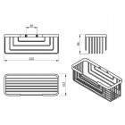 Gedy Koszyk prysznicowy czarny