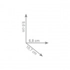 Gedy Eros kubek wiszący czarny