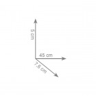 Gedy Eros wieszak na ręcznik 45 cm czarny