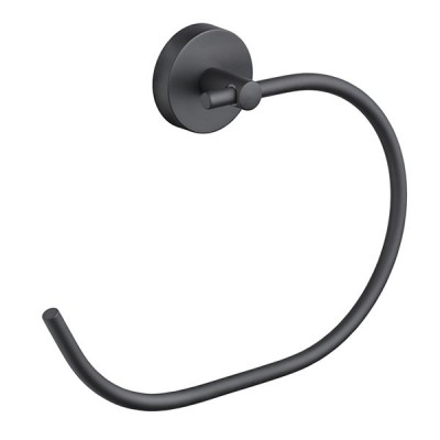 Gedy Eros wieszak na ręcznik ring czarny