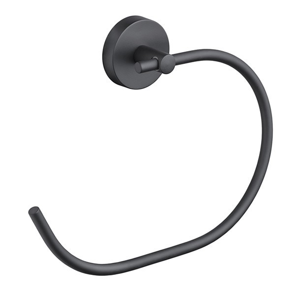 Gedy Eros wieszak na ręcznik ring czarny