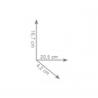 Gedy Eros wieszak na ręcznik ring czarny