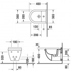 Duravit Starck 3 bidet wiszący Compact 223115
