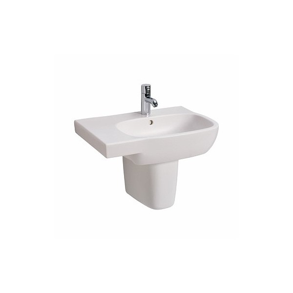 Koło Style umywalka asymetryczna 65 cm lewa