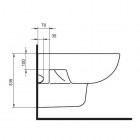 Koło Style bidet wiszący