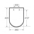 Roca Hall deska WC Compacto