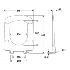 Koło Nova Pro deska WC M30115000