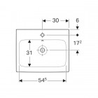 Geberit iCon umywalka 60 cm