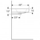 Geberit iCon umywalka 60 cm