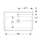 Geberit iCon umywalka 75 cm