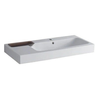 Geberit iCon umywalka 90 cm, z mydelniczką, lewa