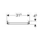 Geberit Publica Kratka uchylna zlewu
