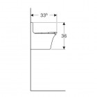 Geberit Publica Zlew ceramiczny 45 cm