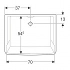 Geberit Publica Umywalka wiekcyjna 74 cm