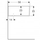 Geberit Publica Umywalka wielofunkcyjna 90x56 cm