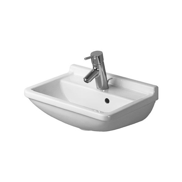 Duravit Starck 3 umywalka z przelewem 45x32 cm
